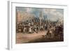 The Lord Nelson Inn, Cheam, 1838 (Coloured Engraving)-James Pollard-Framed Giclee Print