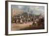 The Lord Nelson Inn, Cheam, 1838 (Coloured Engraving)-James Pollard-Framed Giclee Print