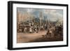 The Lord Nelson Inn, Cheam, 1838 (Coloured Engraving)-James Pollard-Framed Giclee Print