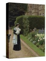 The Lord of the Manor-Edmund Blair Leighton-Stretched Canvas