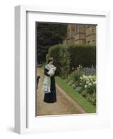 The Lord of the Manor-Edmund Blair Leighton-Framed Giclee Print