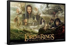 The Lord of the Rings: The Motion Picture Trilogy-Trends International-Framed Poster