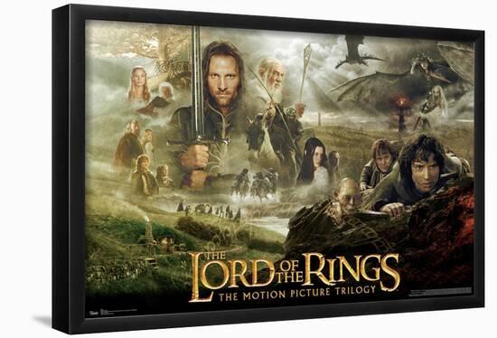 The Lord of the Rings: The Motion Picture Trilogy-Trends International-Framed Poster