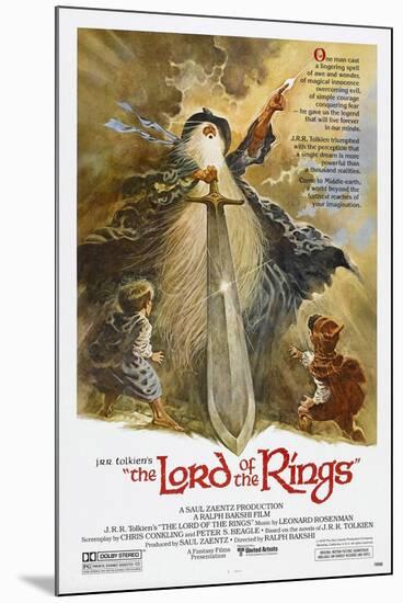 The Lord of the Rings-null-Mounted Art Print