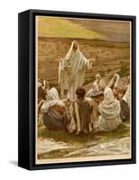 The Lord's Prayer - St Luke, Chapter 11 - Bible-James Jacques Joseph Tissot-Framed Stretched Canvas