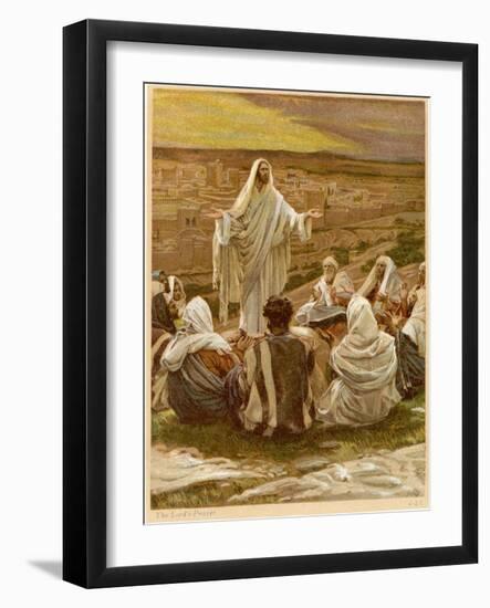 The Lord's Prayer - St Luke, Chapter 11 - Bible-James Jacques Joseph Tissot-Framed Giclee Print