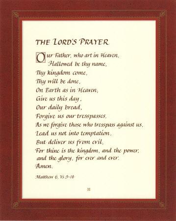 The Lord's Prayer - Posters