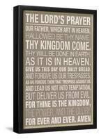 The Lord's Prayer-null-Framed Poster