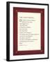 The Lord's Prayer-The Inspirational Collection-Framed Giclee Print