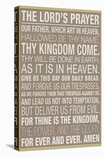 The Lord's Prayer-null-Stretched Canvas