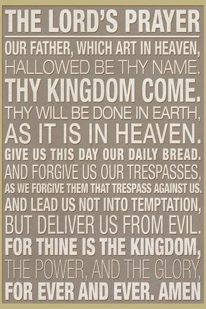 The Lord's Prayer - Posters