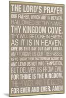 The Lord's Prayer-null-Mounted Poster