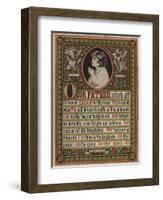 The Lord's Prayer-null-Framed Giclee Print