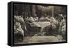 The Lord's Supper-James Tissot-Framed Stretched Canvas