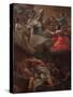 The Lord with the Archangel St. Michael Victorious over the Demons-Filippo Comerio-Stretched Canvas