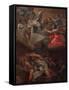 The Lord with the Archangel St. Michael Victorious over the Demons-Filippo Comerio-Framed Stretched Canvas