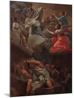 The Lord with the Archangel St. Michael Victorious over the Demons-Filippo Comerio-Mounted Giclee Print