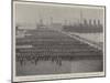 The Lords of the Admiralty Inspecting the Seamen of the Naval Depot at Portsmouth-null-Mounted Giclee Print