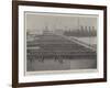 The Lords of the Admiralty Inspecting the Seamen of the Naval Depot at Portsmouth-null-Framed Giclee Print