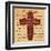 The Lords Prayer Cross-Diane Stimson-Framed Art Print