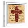 The Lords Prayer Cross-Diane Stimson-Framed Art Print