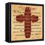 The Lords Prayer Cross-Diane Stimson-Framed Stretched Canvas