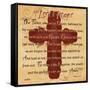 The Lords Prayer Cross-Diane Stimson-Framed Stretched Canvas