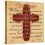 The Lords Prayer Cross-Diane Stimson-Stretched Canvas