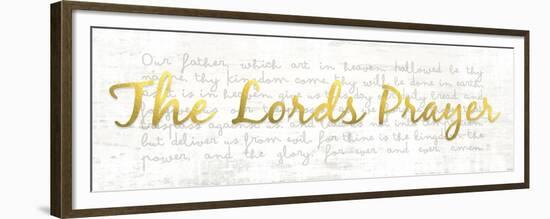 The Lords Prayer_Gold-ALI Chris-Framed Giclee Print