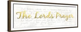 The Lords Prayer_Gold-ALI Chris-Framed Giclee Print