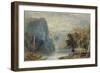 The Lorelei Rock, C.1817-J. M. W. Turner-Framed Giclee Print
