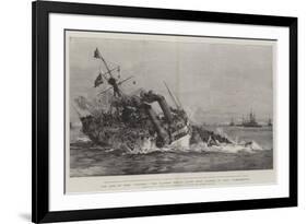 The Loss of HMS Victoria, the Flagship Sinking after Being Rammed by HMS Camperdown-William Lionel Wyllie-Framed Giclee Print