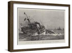 The Loss of HMS Victoria, the Flagship Sinking after Being Rammed by HMS Camperdown-William Lionel Wyllie-Framed Giclee Print