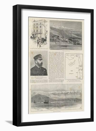 The Loss of HMS Victoria-null-Framed Giclee Print