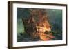 The Loss of the Ajax, Off Cape Janissary-Konstantinos Bolanachi-Framed Giclee Print