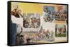 The Loss of the American Colonies-Severino Baraldi-Framed Stretched Canvas