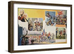 The Loss of the American Colonies-Severino Baraldi-Framed Giclee Print