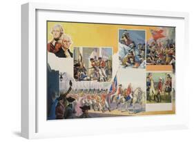 The Loss of the American Colonies-Severino Baraldi-Framed Giclee Print