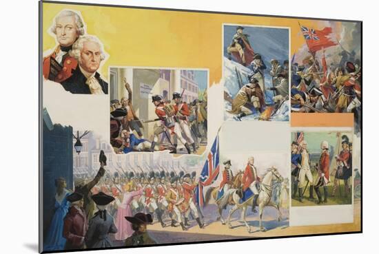 The Loss of the American Colonies-Severino Baraldi-Mounted Giclee Print