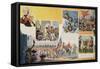 The Loss of the American Colonies-Severino Baraldi-Framed Stretched Canvas