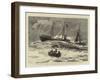 The Loss of the Clan Macduff, the Boats Leaving the Vessel-William Lionel Wyllie-Framed Giclee Print