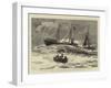 The Loss of the Clan Macduff, the Boats Leaving the Vessel-William Lionel Wyllie-Framed Giclee Print