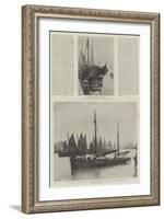 The Loss of the Elbe-null-Framed Giclee Print