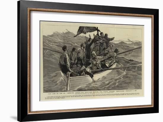 The Loss of the S S Kenmure Castle-Joseph Nash-Framed Giclee Print