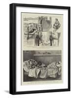 The Loss of the Utopia Off Ragged Staff, Gibraltar-null-Framed Giclee Print