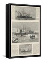 The Loss of the Victoria-Henry Charles Seppings Wright-Framed Stretched Canvas