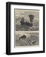 The Loss of the Yacht Mignonette-null-Framed Premium Giclee Print