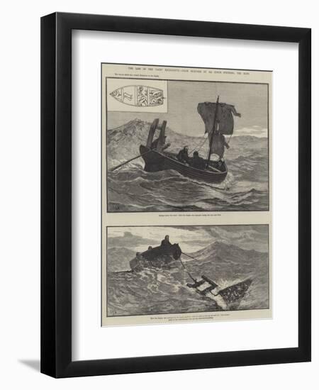 The Loss of the Yacht Mignonette-null-Framed Premium Giclee Print