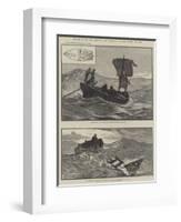 The Loss of the Yacht Mignonette-null-Framed Premium Giclee Print