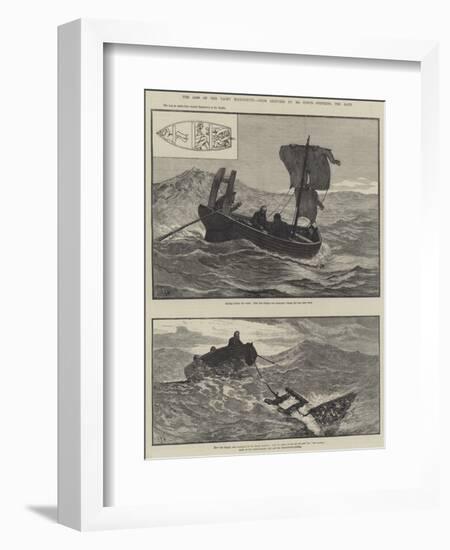 The Loss of the Yacht Mignonette-null-Framed Premium Giclee Print